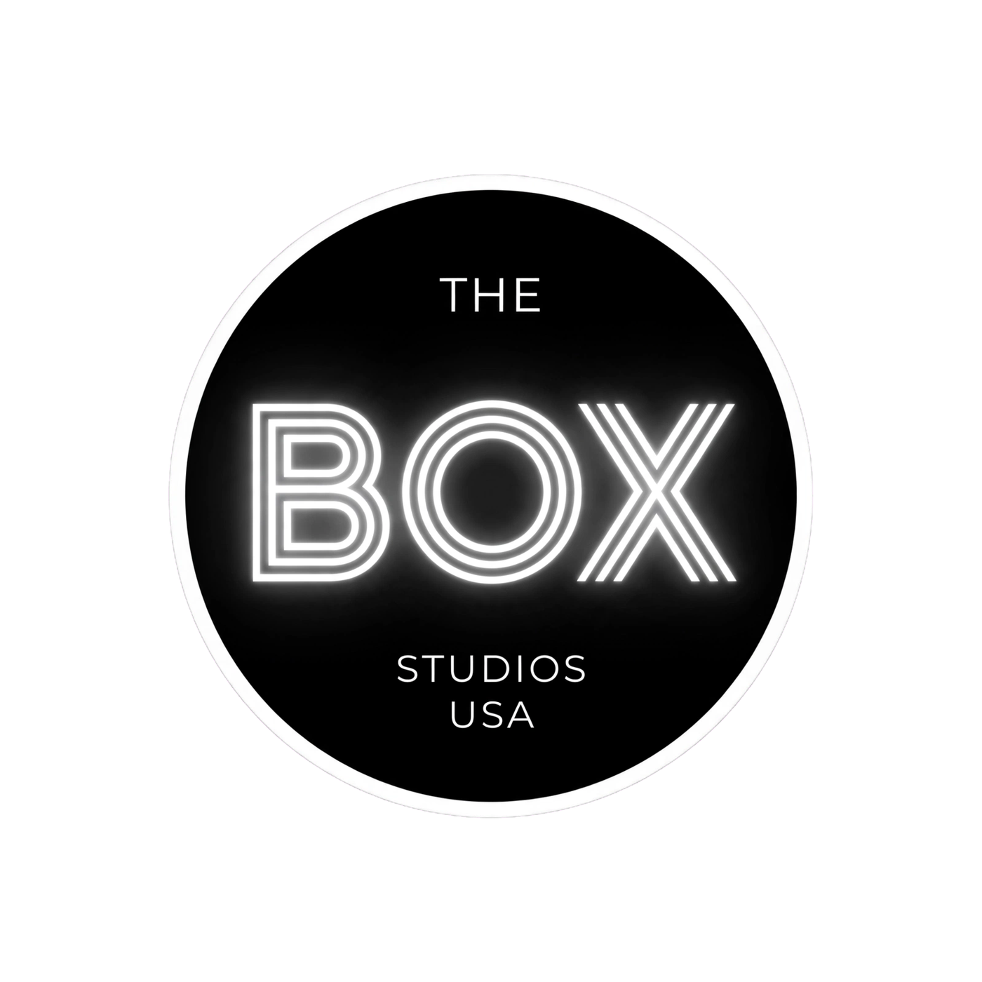 The Box Studios USA circular badge